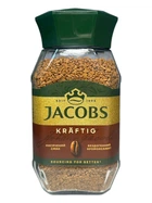 Кава Jacobs KRAFTIG розчинна 190г в скляній банці (59822)