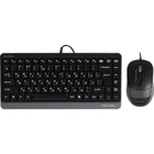 Комплект (клавиатура, мышь) A4Tech Fstyler F1110 Grey USB