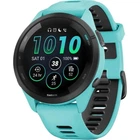 Смарт-годинник Garmin Forerunner 265 Чорний Bezel w. Aqua Case and Aqua/Чорний Silicone Band