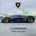 Коллекционная детализированная металлическая модель автомобиля Lamborghini Terzo Millennio Bburago серая 1:24