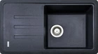 Кухонная мойка Adamant SLIM LONG черный металлик 780x435x200 мм, с крылом 78 см