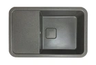 Кухонная мойка Adamant EXISTENCE серая 775x505x190 мм, с крылом 77,5 см