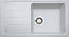 Кухонна мийка Adamant SLIM LONG біла 780x435x200 мм, з крилом 78 см