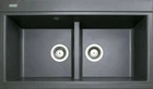 Кухонная мойка Adamant SIMILAR серая 885x505x230 мм, 2 полноразмерные чаши 88,5 см