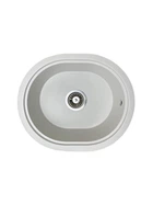 Кухонна мийка Adamant CIRCUM біла 500x425x180 мм, без крила 50 см