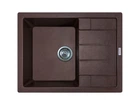 Кухонная мойка Adamant ANILA коричневая 645x495x200 мм, с крылом 64,5 см