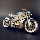 Металлический конструктор Мотоцикл. Металлическая сборная модель 3D мотоцикла 128х745х67 мм