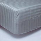 Простирадло на резинці Moon&Star Stripe Gray Satin Stripe 90х200х10 см (MS-850004564)