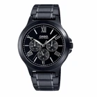 Чоловічий годинник Casio MTP-V300B-1A чорна класика
