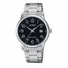 Чоловічий годинник Casio MTP-V002D-1B мінімалістичний