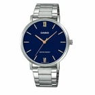 Чоловічий годинник Casio MTP-VT01D-2B синя класика