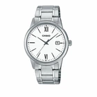 Чоловічий годинник Casio MTP-V002D-7B3 біла класика