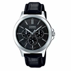 Чоловічий годинник Casio MTP-V300L-1A елегантний чорний
