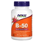 В-50 комплекс вітамінів групи В NOW Foods 100 рослинних капсул