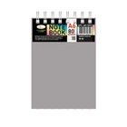 Блокнот А6 В-БП6-80(Gray) 80 аркушів, пружина зверху