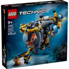 Конструктор LEGO Technic Глибоководний дослідницький підводний човен 413 деталі (42201)