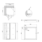 Душевой поддон Qtap Tern 309912C 90x90x12 см + сифон