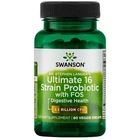 Пробіотики Dr. Stephen Langer's Swanson (Ultimate 16 Strain Probiotic with FOS) 3.2 мільярд КУО 60 капсул