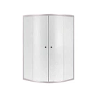 Душевая кабина Lidz Latwa SC90x90.SAT.HIGH.FR, стекло Frost 4 мм без поддона