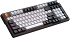 Клавиатура игровая механическая проводная GamePro MK170B Hot-Swap Red Switch RGB USB UA Black компактная 75% геймерская клавиатура для ПК
