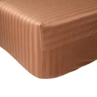 Простыня на резинке Moon&Star Latte Brown Satin Stripe 190х200х25 см (MS-850004737)
