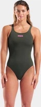 Купальник закритий для жінок Arena TEAM SWIMSUIT SWIM PRO SOLID темно-зелений Жінки 40