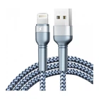 Кабель Remax RC-124i Silver USB–Lightning для iPhone, 1 м, 2.4 A (Jany Series)