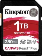 SDXC Kingston 1TB SDXC Class 10 UHS-II U3 Canvas React Plus (SDR2V6/1TB)
