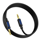 Аудіо-кабель Borofone BL20 Silicone AUX 3.5 мм black