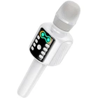 Микрофон с караоке Hoco L24 Shine White [161332]