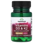 Вітаміни і мінерали Swanson Vitamins D3 & K2 2000 IU & 75мкг 60 вег капсул