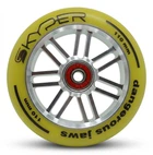 Колесо на трюковой самокат Skyper (металл) 110 мм, желтое
