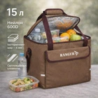 Термосумка Ranger Br15 л Brown сумка-холодильник для їжі та напоїв RA9953
