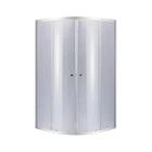Душова кабіна Lidz Latwa SC90x90.SAT.MID.GR, скло тоноване 4 мм без піддона