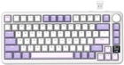 Клавиатура беспроводная Attack Shark X85 Pro Blueberry Switch Bluetooth/Wireless/USB White-Purple (AS-6972792471105-L)
