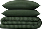 Пододеяльник MirSon King Size 220х240 см Бязь 17-0612 Stripe Emerald (2200008201678)