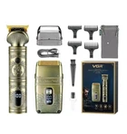 Триммер и шейвер VGR V-649 Gold 5 Вт аккумуляторный нержавеющая сталь для ухода за бородой и волосами