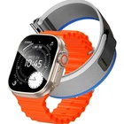 Смарт-часы Hoco Y42 Ultra Smart Watch Titanium Gold 2.01 дюйма Bluetooth 5.3 пульсометр шагомер водозащита