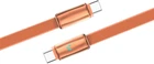 Кабель Colorway Type-C - Type-C (ultra-thin) (PD Fast Charging 100W) 5А 1м Orange (CW-CBPDCC100-OR)