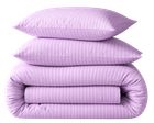 Пододеяльник MirSon Полуторный 143х210 см Бязь 17-0618 Stripe Purple (2200008203634)