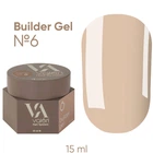 Гель для нарощування нігтів Valeri Builder Gel Cacao 6 15 мл