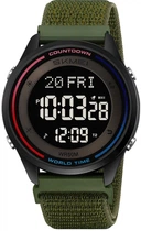 Мужские часы Skmei 2412NAG Army Green Nylon