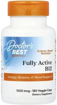 Вітамін B12 Doctor's Best Fully Active B12 1500 мкг 180 капсул (753950005167)