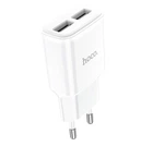 Мережевий зарядний пристрій HOCO C88A Star round dual port charger 12W White
