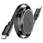 Кабель рулетка Type-C на Type-C ACEFAST C13-03 dual retraction charging data cable (0.8m, 60W). Black