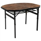 Стол Bo-Camp Woodbine Oval 100x70 cm Wood look Mat Black/Wood (1112-DAS302783)