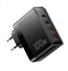 Мережевий зарядний пристрій Essager GAN 100W (2 Type-C + 2 USB)