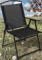 Стул разложенный Skif Outdoor Gustav с подлокотниками Черный