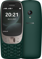 Телефон 2.8" Nokia 6310 / 16/16Mb / 2G / 2-SIM / Bluetooth 5.0 / FM / Камера 0.3Мп / 1150мАг / SD-слот / Ліхтарик / Англійська мова / Зелений b6