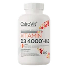 Вітамін Д3+К2 OstroVit Vitamin D3 4000+K2 100 таблеток